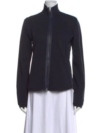 Pre-owned Escada Sport Open Front Sweater In Blue