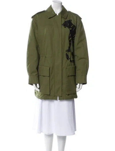 Pre-owned Escada Sport Parka In Green