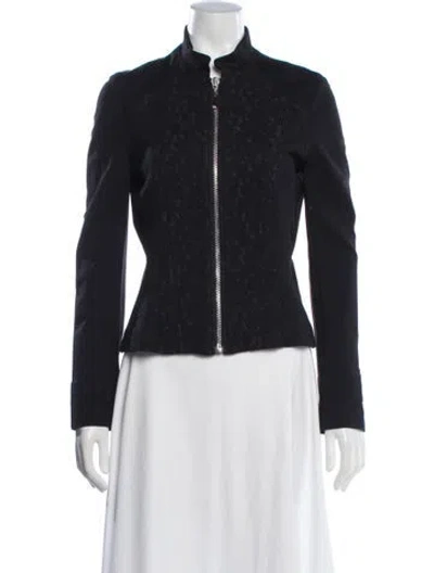 Pre-owned Escada Sport Patterned Jacket In Blue