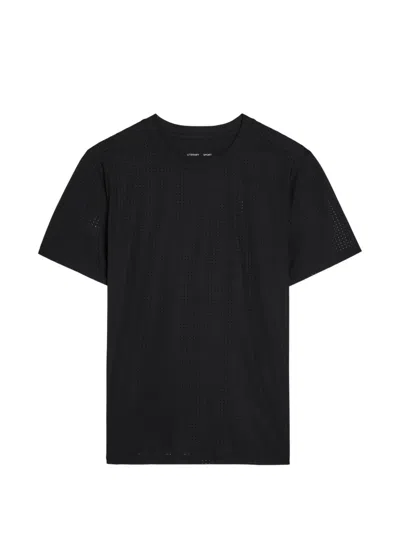 Escada Sport Perforated T-shirt In Black