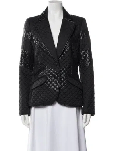 Pre-owned Escada Sport Printed Blazer In Blue