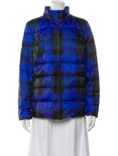 Pre-owned Escada Sport Printed Jacket In Blue