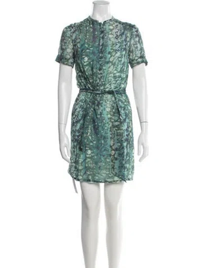 Pre-owned Escada Sport Printed Mini Dress In Multi