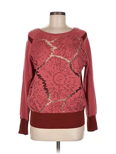 Pre-owned Escada Sport Pullover Sweater In Burgundy