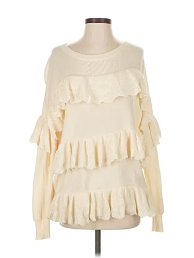 Pre-owned Escada Sport Pullover Sweater In White