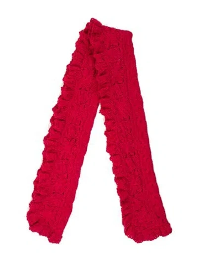 Pre-owned Escada Sport Scarf In Red