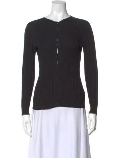 Pre-owned Escada Sport Scoop Neck Sweater In Black