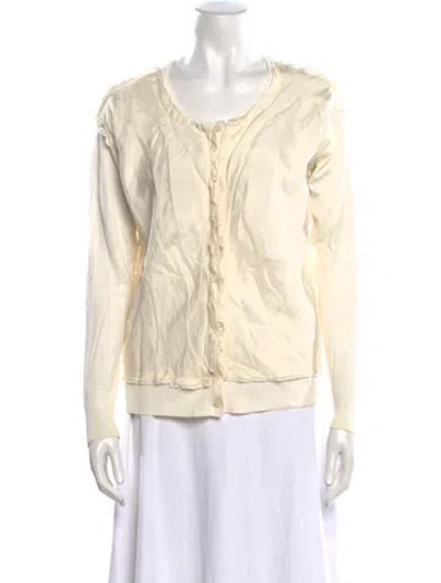 Pre-owned Escada Sport Scoop Neck Sweater In Neutral