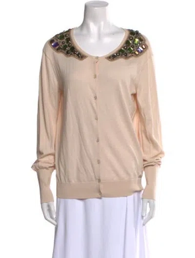 Pre-owned Escada Sport Scoop Neck Sweater In Neutral
