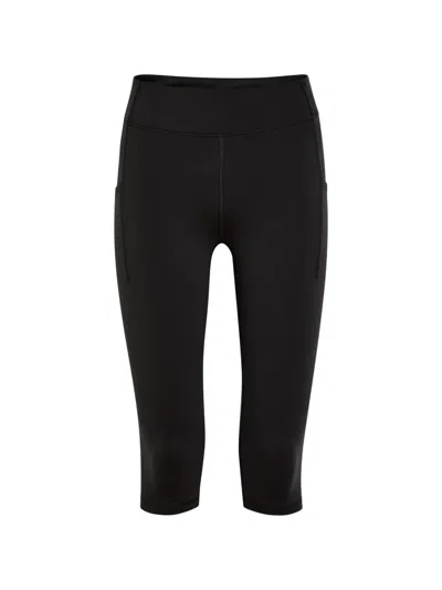 Escada Sport Side Pockets Leggings In Black