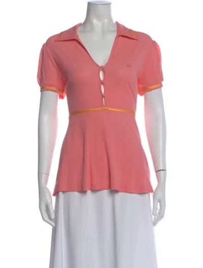 Pre-owned Escada Sport Silk Knee-length Dress In Pink