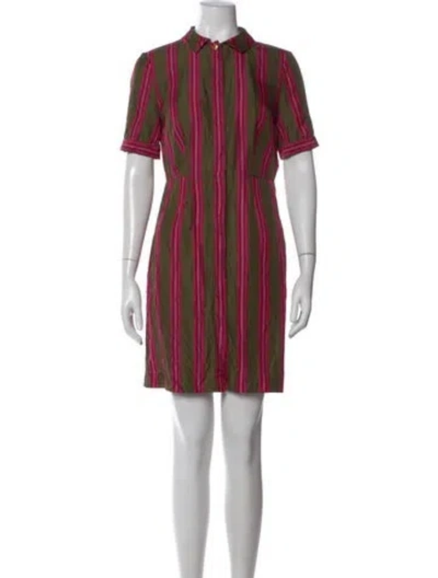 Pre-owned Escada Sport Silk Mini Dress In Pink
