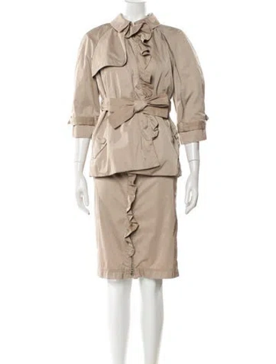 Pre-owned Escada Sport Skirt Set In Neutral
