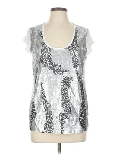 Pre-owned Escada Sport Sleeveless Blouse In Silver