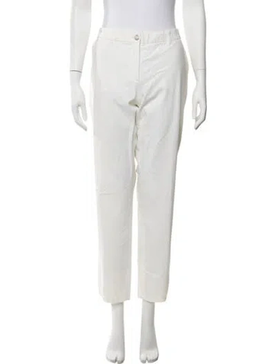 Pre-owned Escada Sport Straight Leg Pants In Neutrals