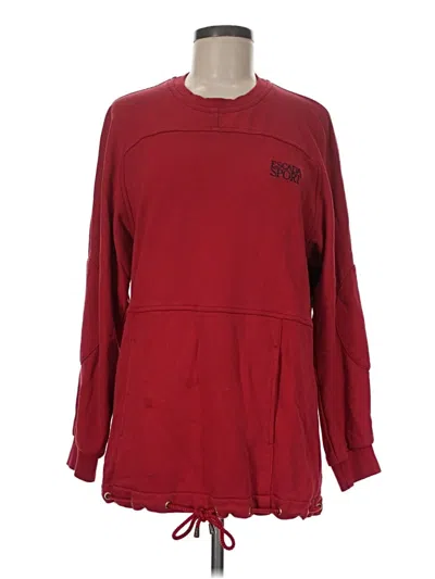 Pre-owned Escada Sport Sweatshirt In Red