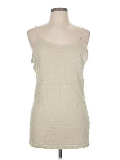 Pre-owned Escada Sport Tank Top Tan Strapless Neckline Tops In Brown