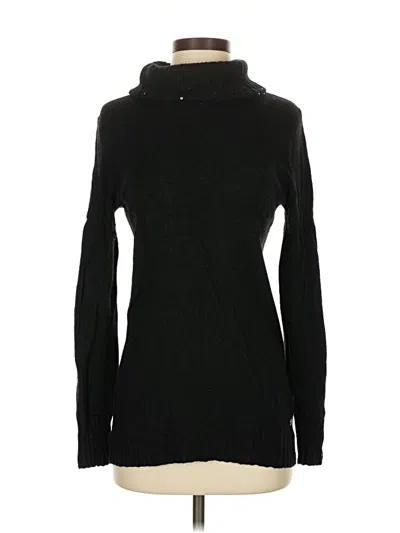 Pre-owned Escada Sport Turtleneck Sweater In Black