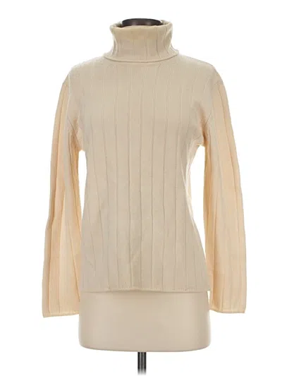Pre-owned Escada Sport Turtleneck Sweater In Ivory