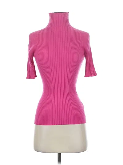 Pre-owned Escada Sport Turtleneck Sweater In Pink