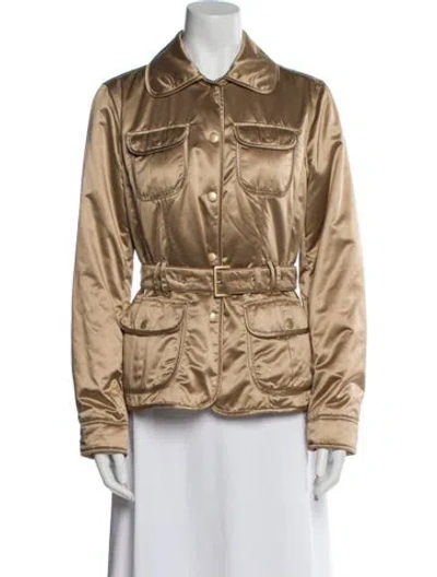 Pre-owned Escada Sport Utility Jacket In Brown