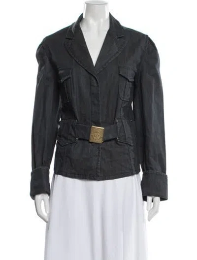 Pre-owned Escada Sport Utility Jacket In Grey
