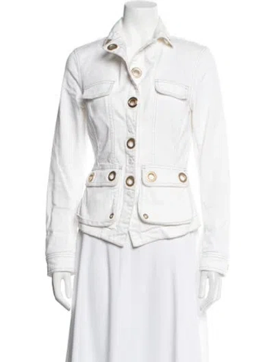 Pre-owned Escada Sport Utility Jacket In White