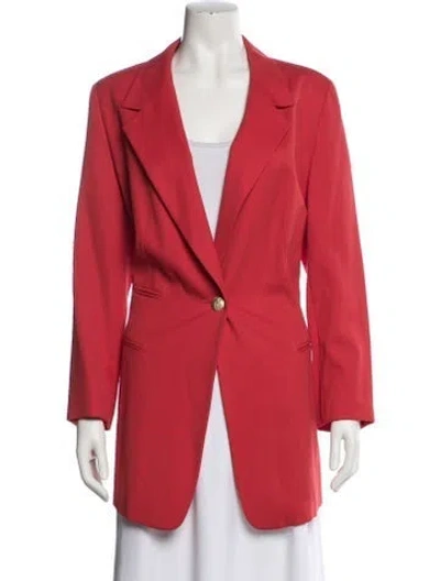 Pre-owned Escada Sport Vintage Wool Coat In Red