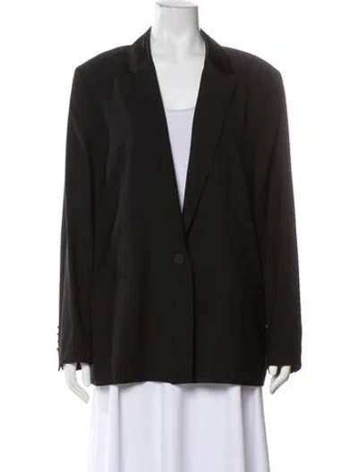 Pre-owned Escada Sport Virgin Wool Blazer In Blue