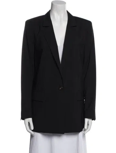 Pre-owned Escada Sport Virgin Wool Blazer In Blue