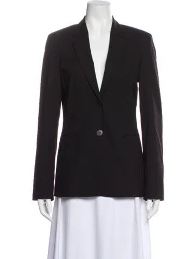 Pre-owned Escada Sport Virgin Wool Blazer In Gray