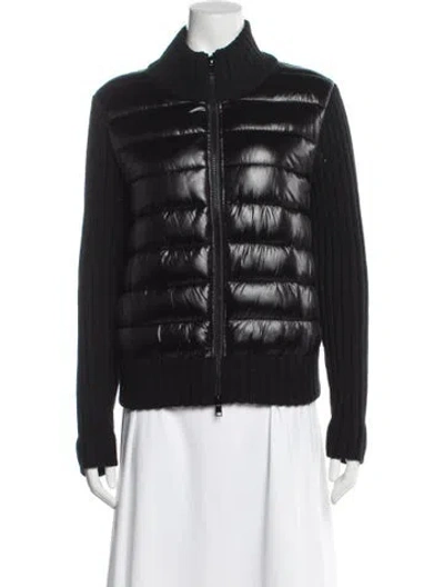 Pre-owned Escada Sport Virgin Wool Down Jacket In Blue