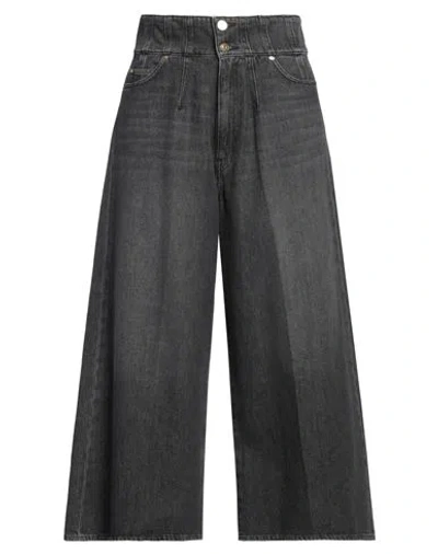 Escada Sport Woman Jeans Black Size 10 Cotton