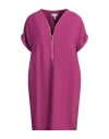 Escada Sport Woman Mini Dress Garnet Size 16 Viscose In Red