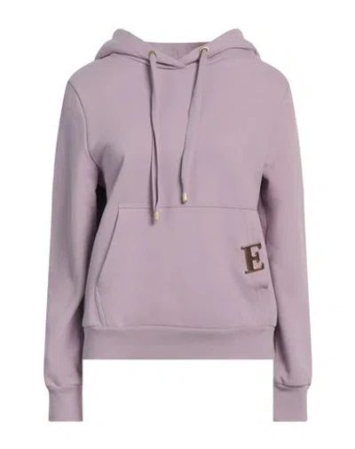 Escada Sport Woman Sweatshirt Lilac Size M Cotton In Purple