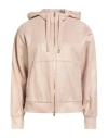 Escada Sport Woman Sweatshirt Sand Size S Cotton In Neutral