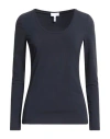 Escada Sport Woman T-shirt Navy Size L Cotton, Elastane