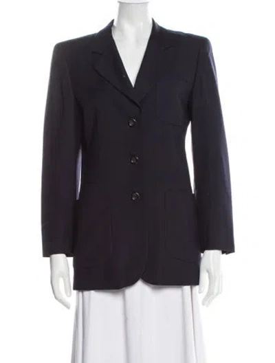 Pre-owned Escada Sport Wool Blazer In Blue