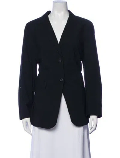 Pre-owned Escada Sport Wool Blazer In Blue