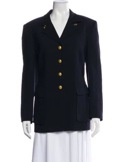 Pre-owned Escada Sport Wool Blazer In Blue