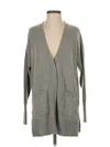 Escada Sport Wool Cardigan Sweater In Gray