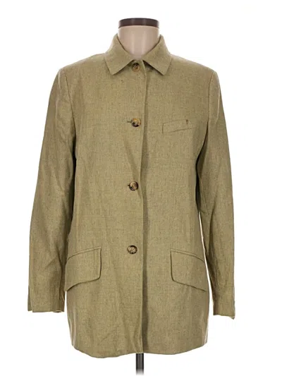 Pre-owned Escada Sport Wool Coat In Green