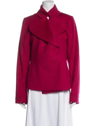 Pre-owned Escada Sport Wool Jacket In Red