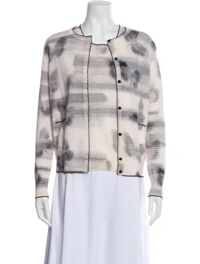 Pre-owned Escada Sport Wool Printed Set In Neutral