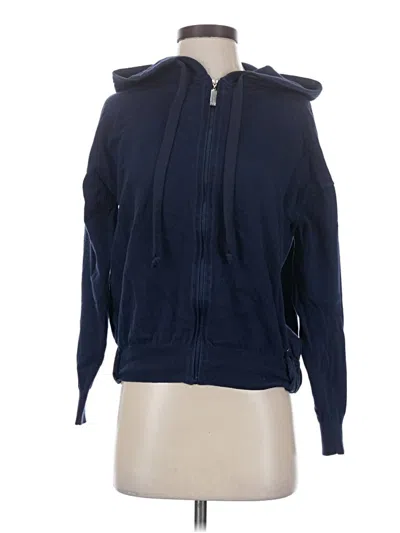 Pre-owned Escada Sport Zip Up Hoodie In Blue