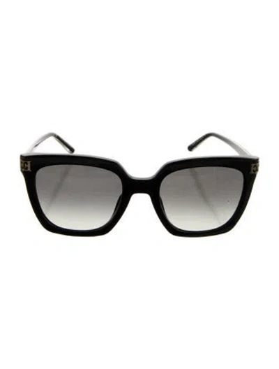 Pre-owned Escada Square Gradient Sunglasses In Black