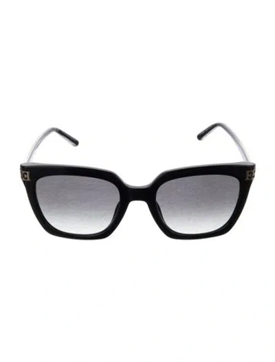 Pre-owned Escada Square Gradient Sunglasses In Black