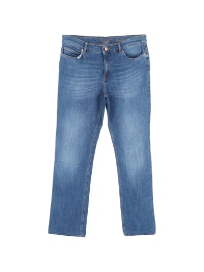 Pre-owned Escada Straight-leg Jeans In Blue