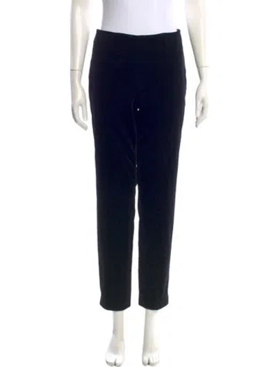 Pre-owned Escada Straight Leg Pants In Black