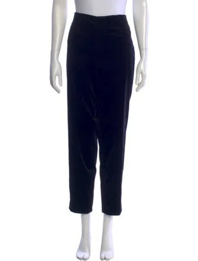 Pre-owned Escada Straight Leg Pants In Black